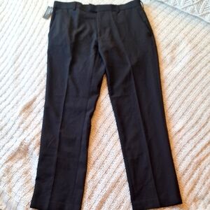 Van Heusen Slim Fit Flex Black Dress Pants Size 32X30